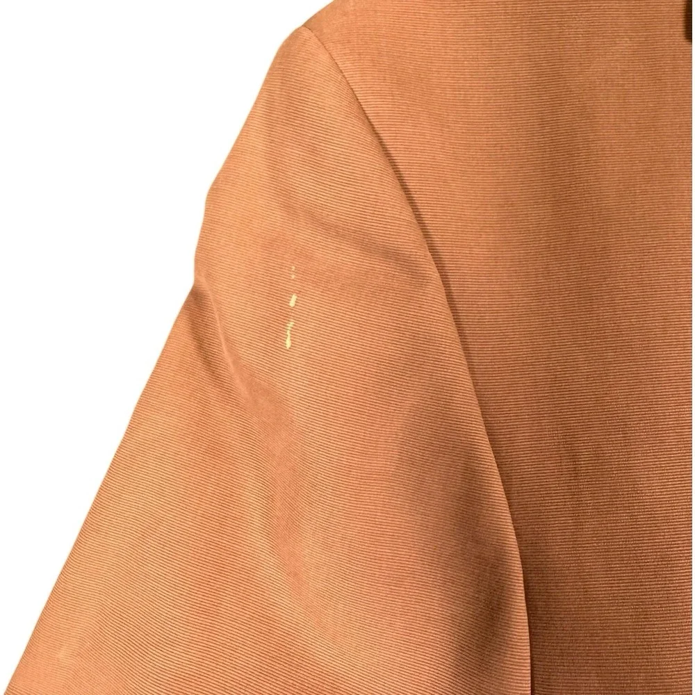 Banana Republic Sport Coat Mens 46L Tan Blazer Cotton 3-Button Tailored Brown